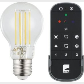 Eglo - E27 P�re Med Fjernbetjening - Led - A60 - Hvid - Zigbee Bt