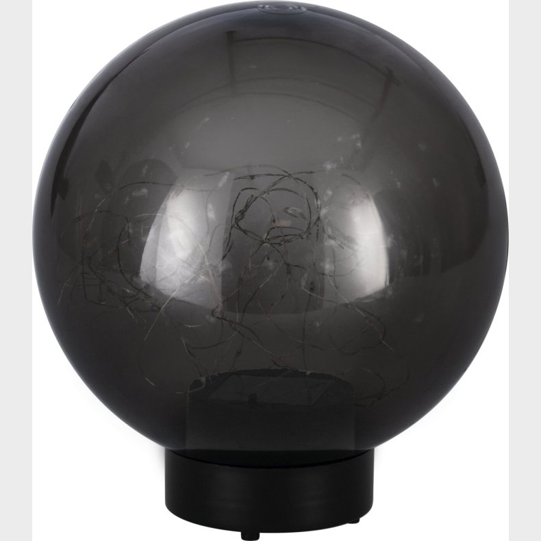 Eglo - Solcelle Bedlampe Kugle Med Spyd - Rgfarvet - H 32 Cm