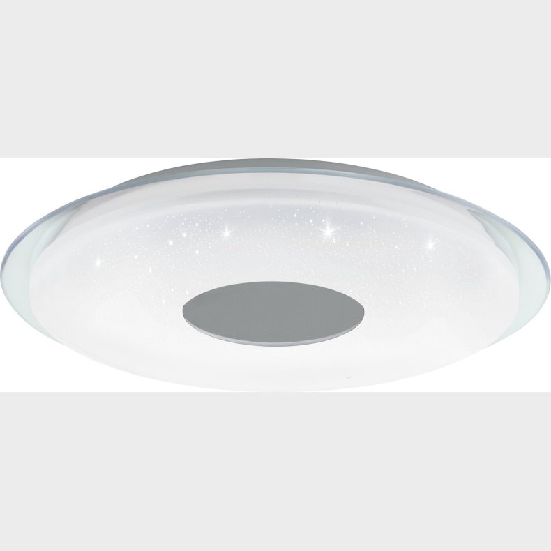 Eglo - Totari-z Plafond Lampe - Krom Hvid 56 Cm - Tw Zigbee Bt