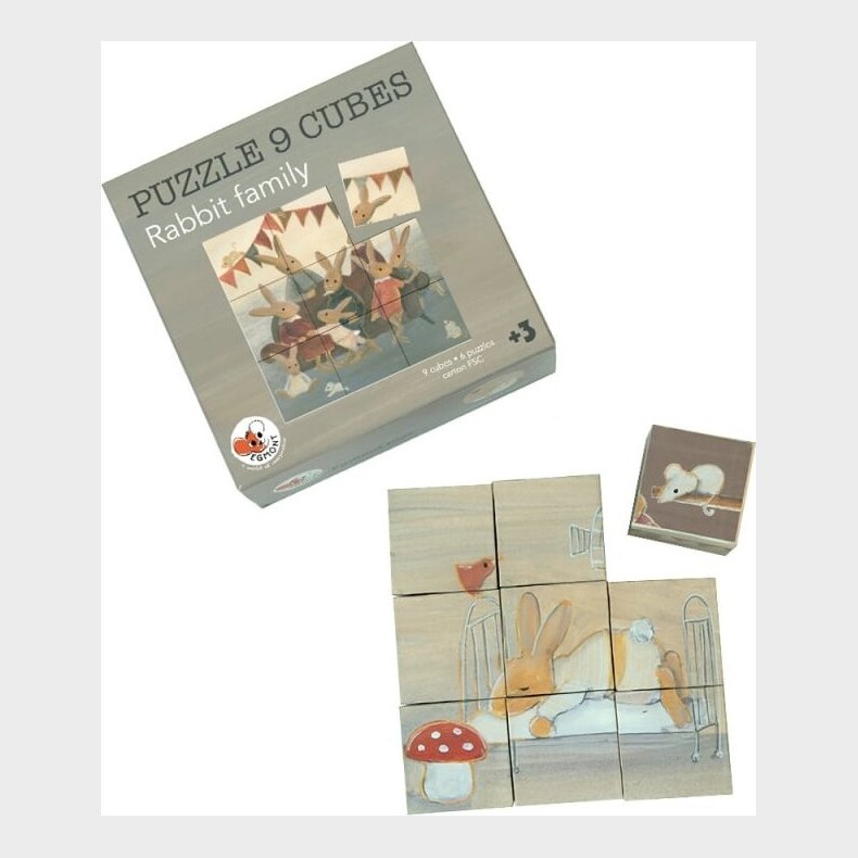 Egmont Toys - Klodspuslespil - Kaninfamilie