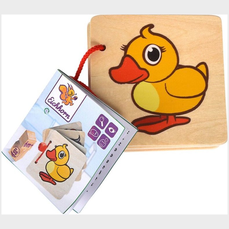 Eh Billedebog I Tr� M/dyremotiver  - Bog