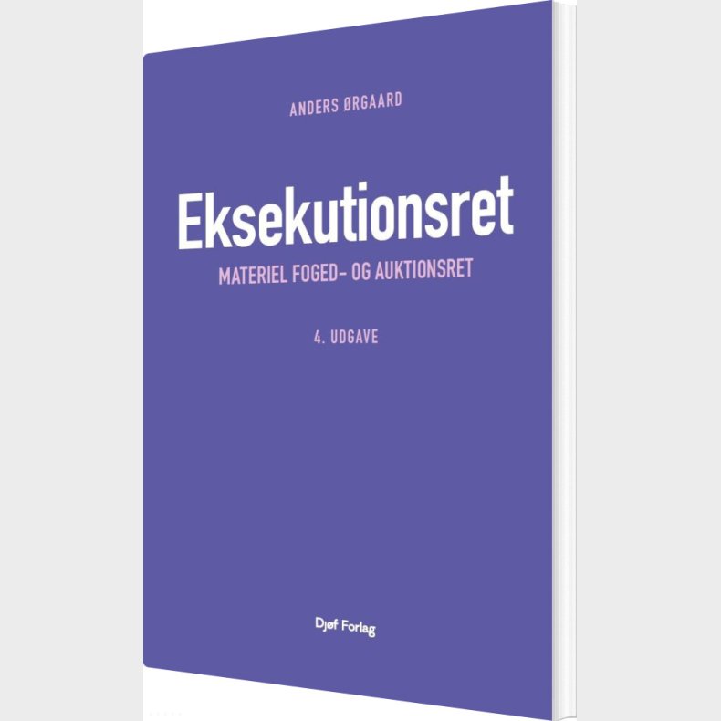Eksekutionsret - Anders �rgaard - Bog