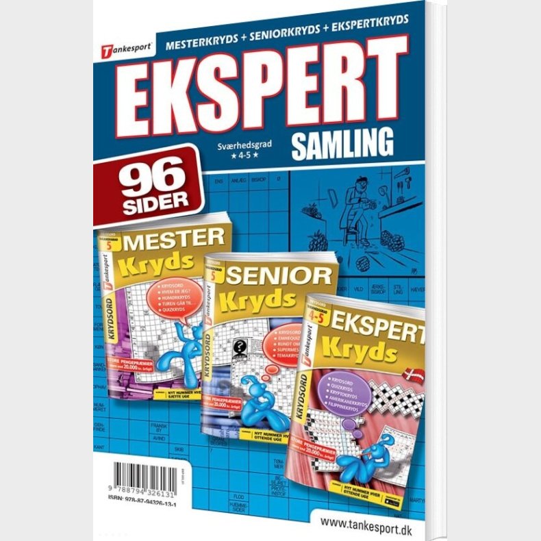 Ekspertsamling Krydsord - Tankesport - Bog