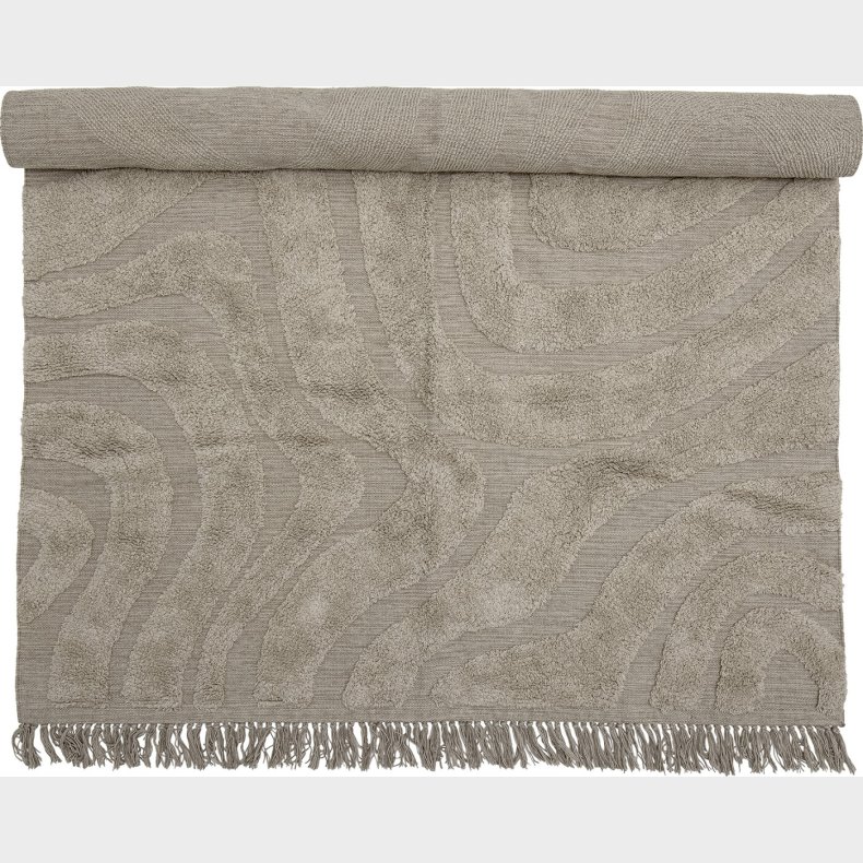 Bloomingville - Elaine Tppe - Natur - Bomuld - 150x210 Cm