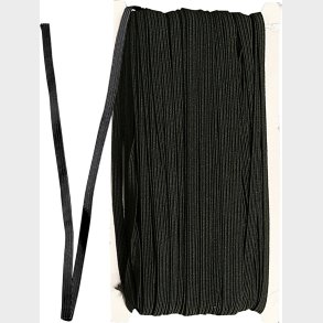 Elastikbnd - B 6 Mm - Sort - 50 M