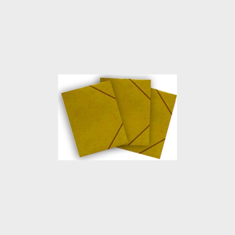 Elastikmappe Karton C4 3 Kl - Gul - Bright Office