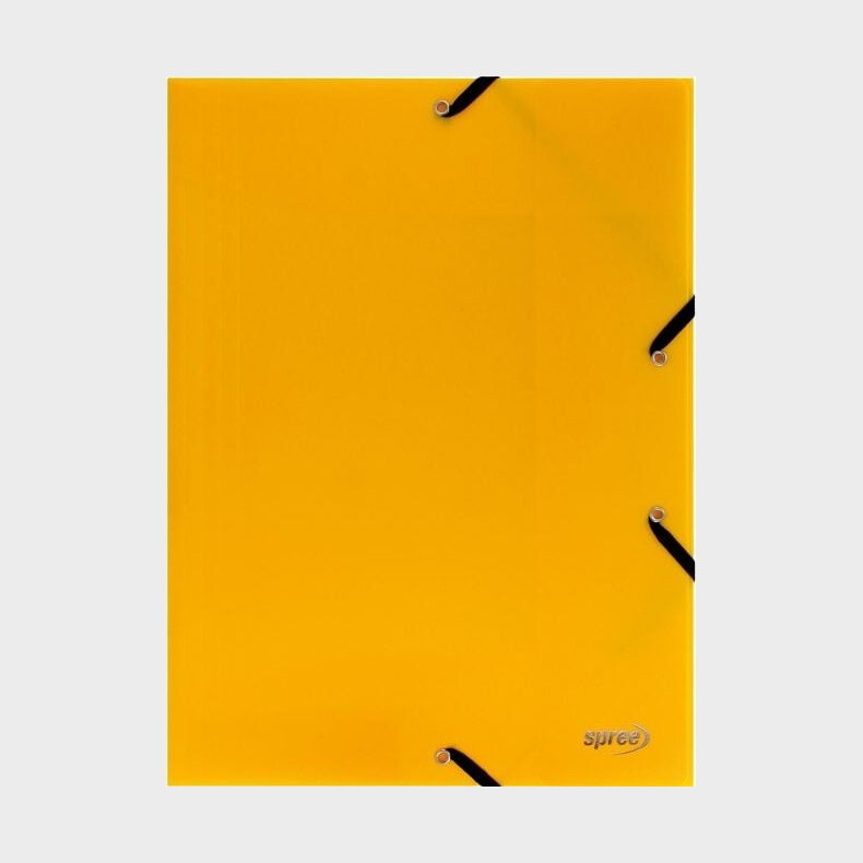 Elastikmappe Pp C4 - Gul - Spree