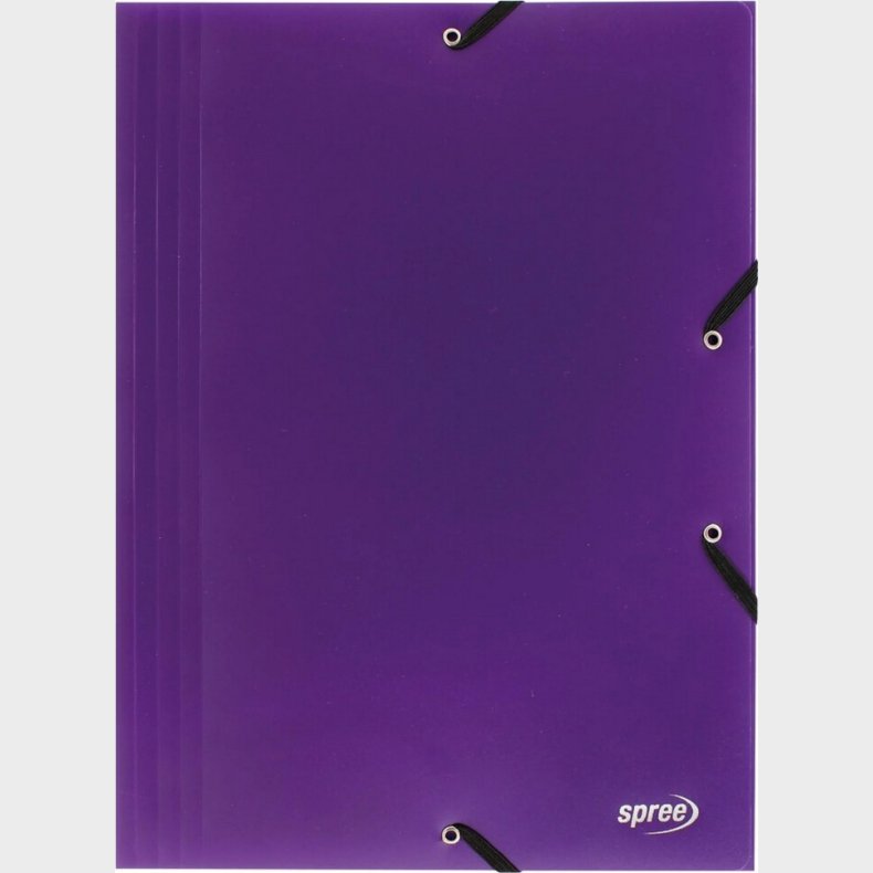 Elastikmappe Pp C4 - Lilla - Spree