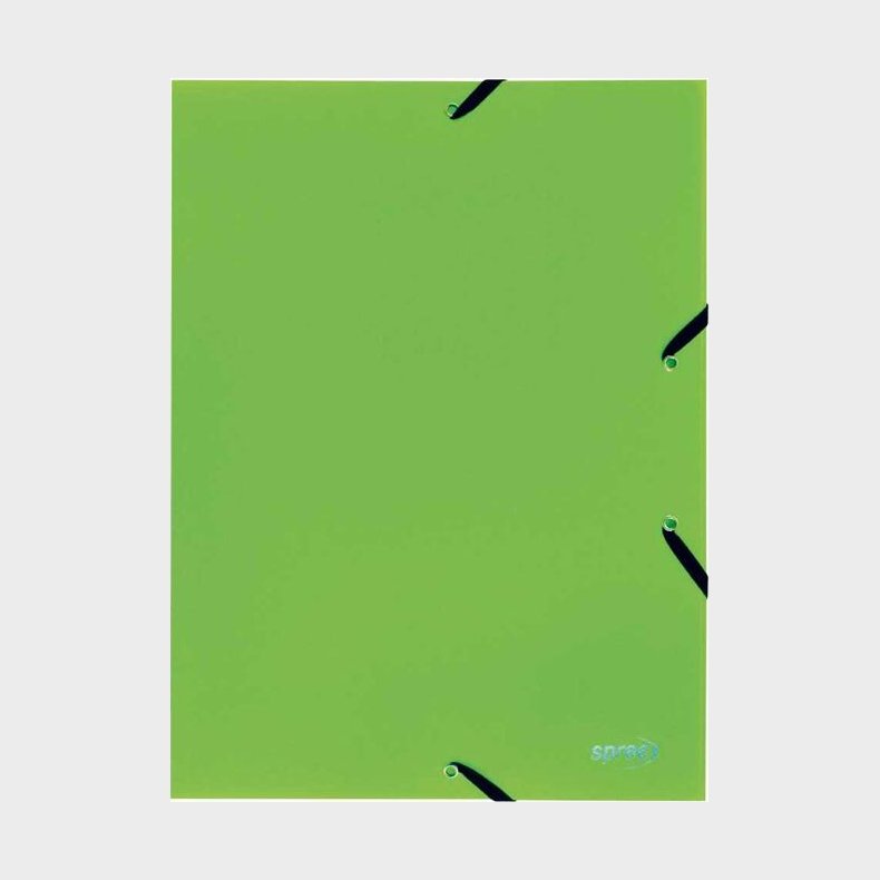 Elastikmappe Pp C4 Lysegrn - Spree