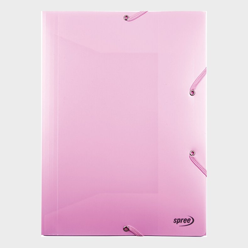 Elastikmappe Pp C4 Pastel - Pink - Spree