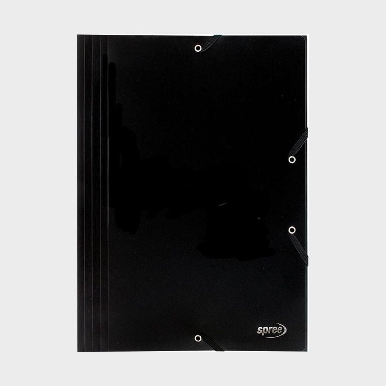 Elastikmappe Pp C4 - Sort - Spree