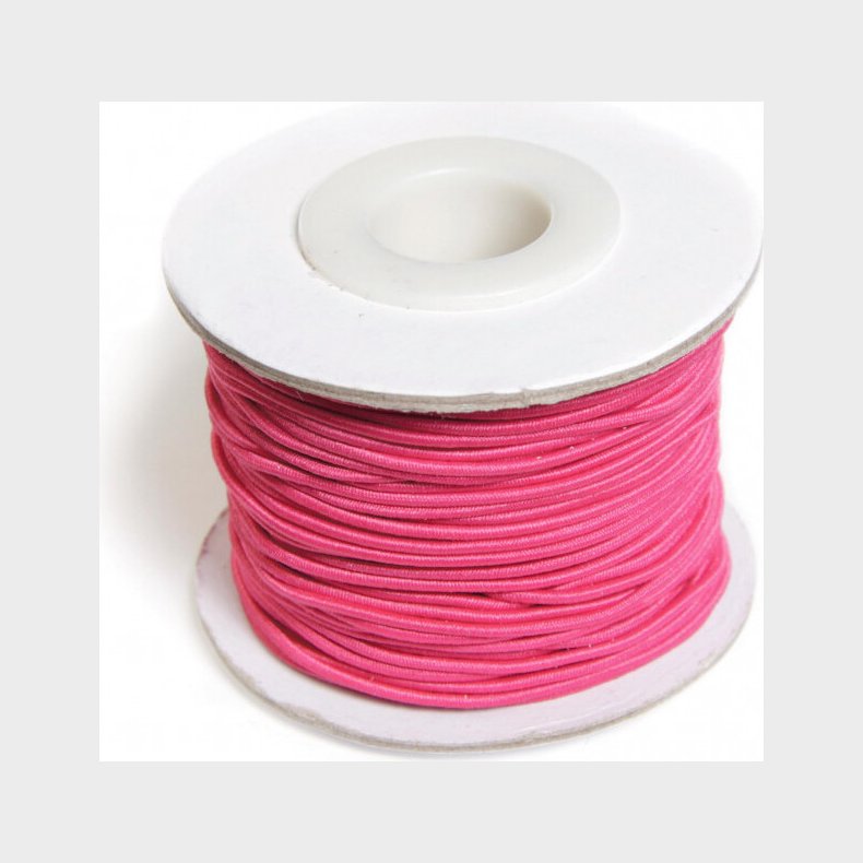 Elastiksnor - Tykkelse 1,2 Mm - 25 M - Pink