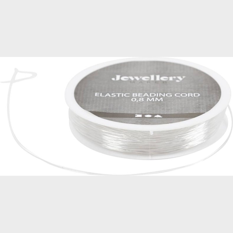 Elastiksnor - Tykkelse 0,8 Mm - Rund - 10 M