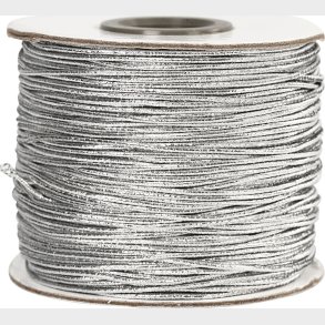 Elastiksnor - 1 Mm - Slv - 100 M
