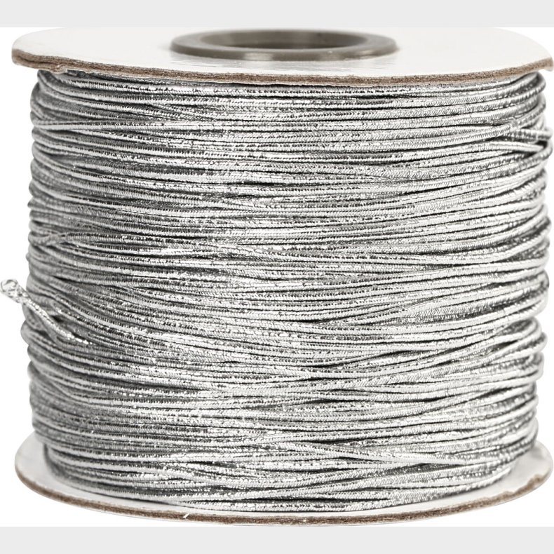 Elastiksnor - 1 Mm - Slv - 100 M