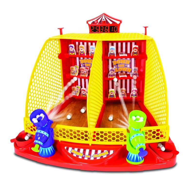 Electronic Arcade Down the Clown  Sjovt karnevalsspil med lyd og LED-tavle
