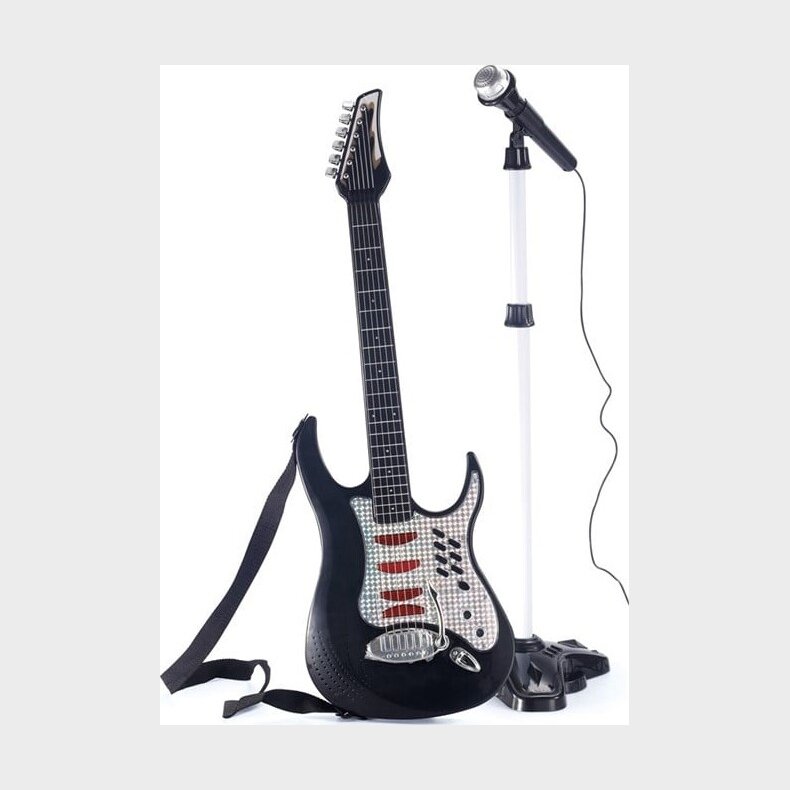 Junior Elguitar Til B�rn Inkl. Mikrofon Og Mikrofonholder