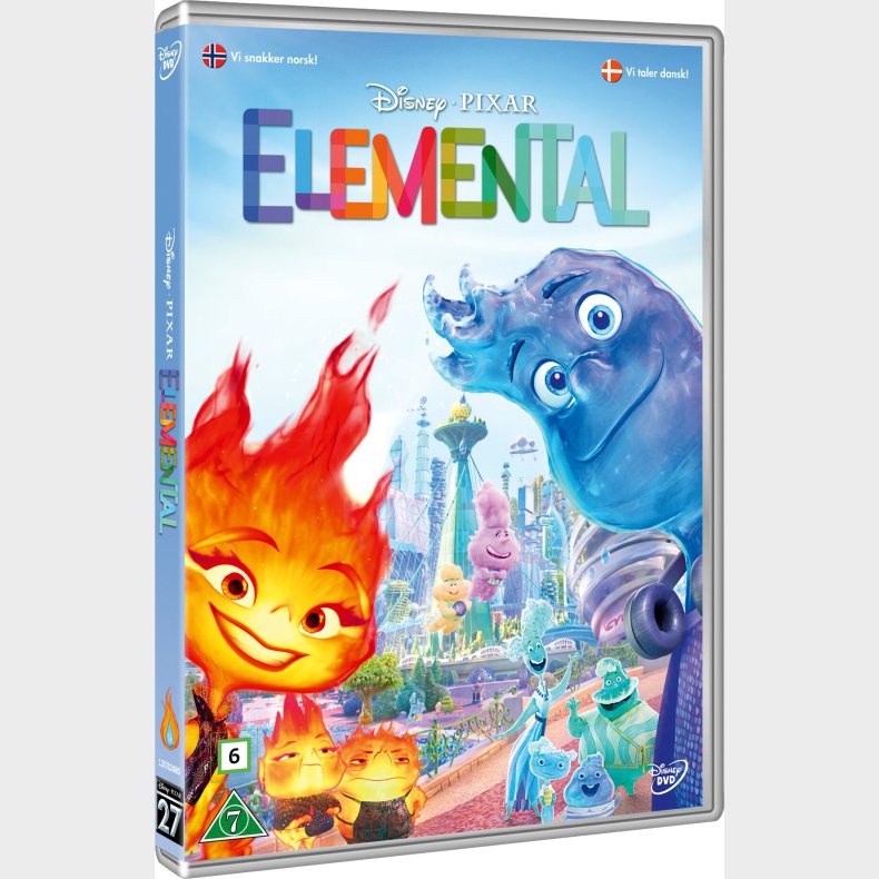 Element�rt / Elemental - Disney Pixar - DVD - Film