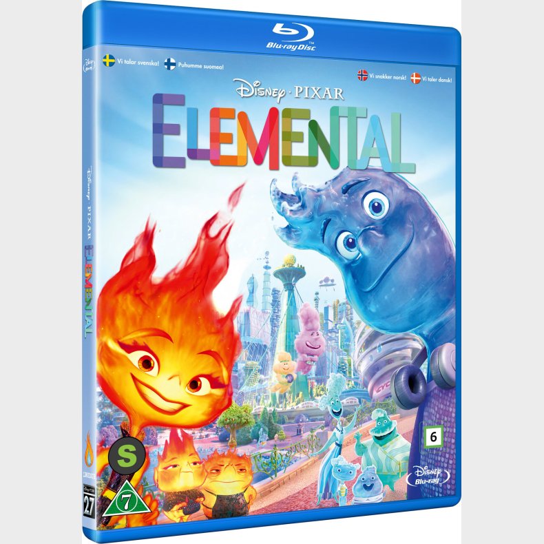 Elementrt / Elemental - Disney Pixar - Blu-Ray