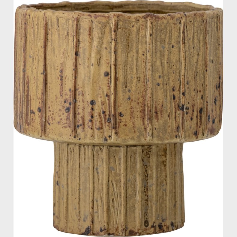 Creative Collection - Elitta Urtepotteskjuler - Brun - Stentj Keramik