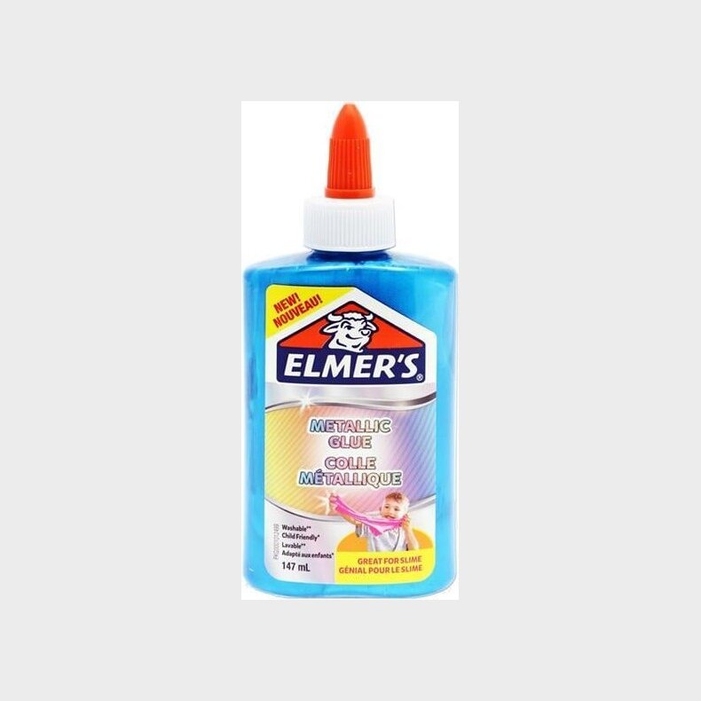 Elmer's - Metallisk Flydende Lim - Bl� - 147 Ml