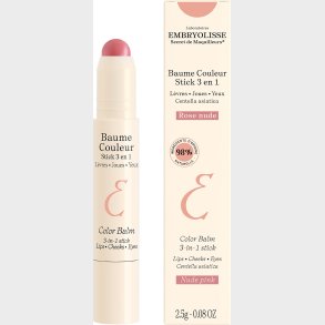 Embryolisse - Color Lbepomade 3-i-1 Stick Nude Pink 2,5g