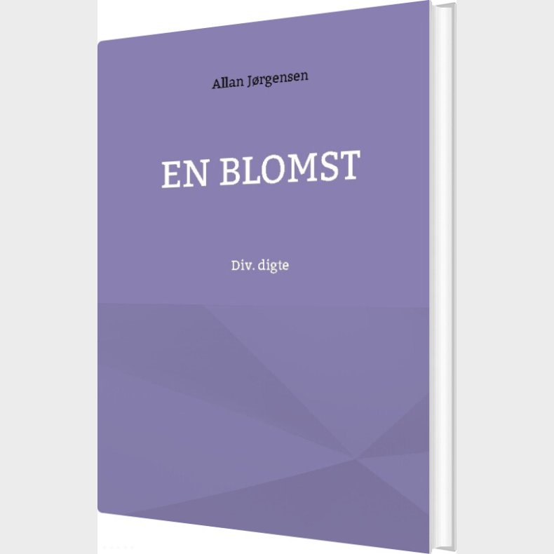En Blomst - Allan J�rgensen - Bog