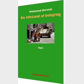 En Tilstand Af Belejring - Mahmoud Darwish - Bog