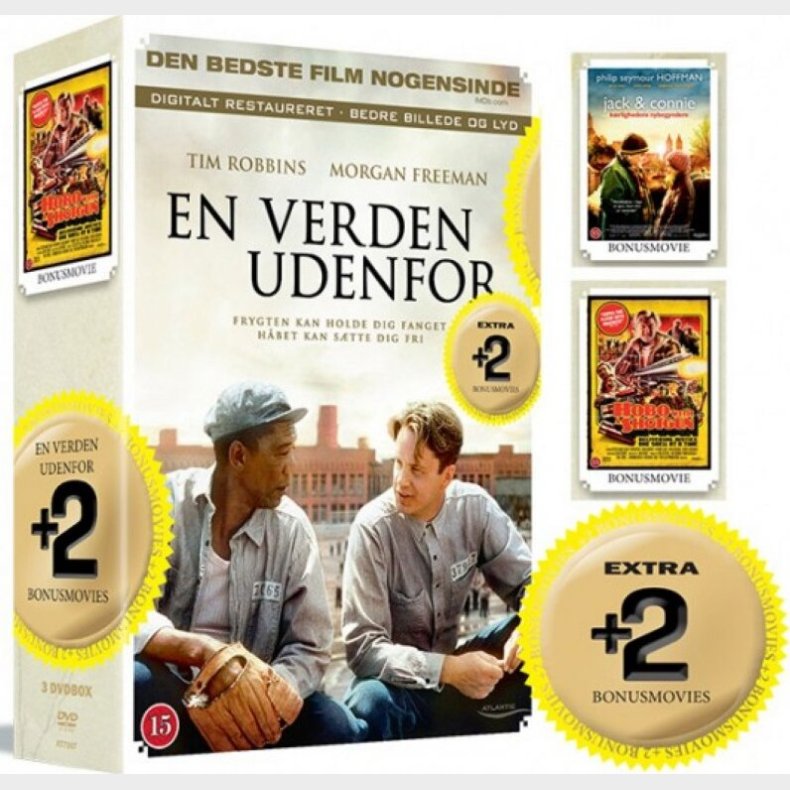 En Verden Udenfor // Hobo With A Shotgun // Jack And Connie - DVD - Film