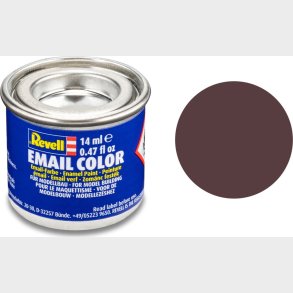 Emalje Maling Til Hobby - Revell - Leather Brown Mat 14 Ml