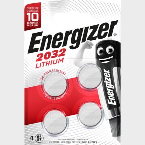 Energizer - Battery Lithium Cr2032 (4-pack)