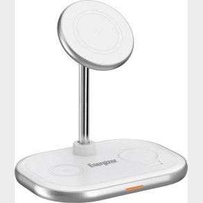 Energizer - Magnetic Qi 3-i-1 Wireless Charger With 15w Fast Charging - Usb-c
