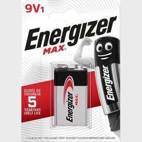 Energizer - Max 9v 1 Pack