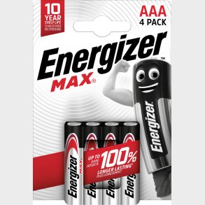Energizer - Max Aaa 4-pack