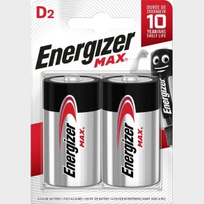 Energizer - Max  D/lr20 2-pack