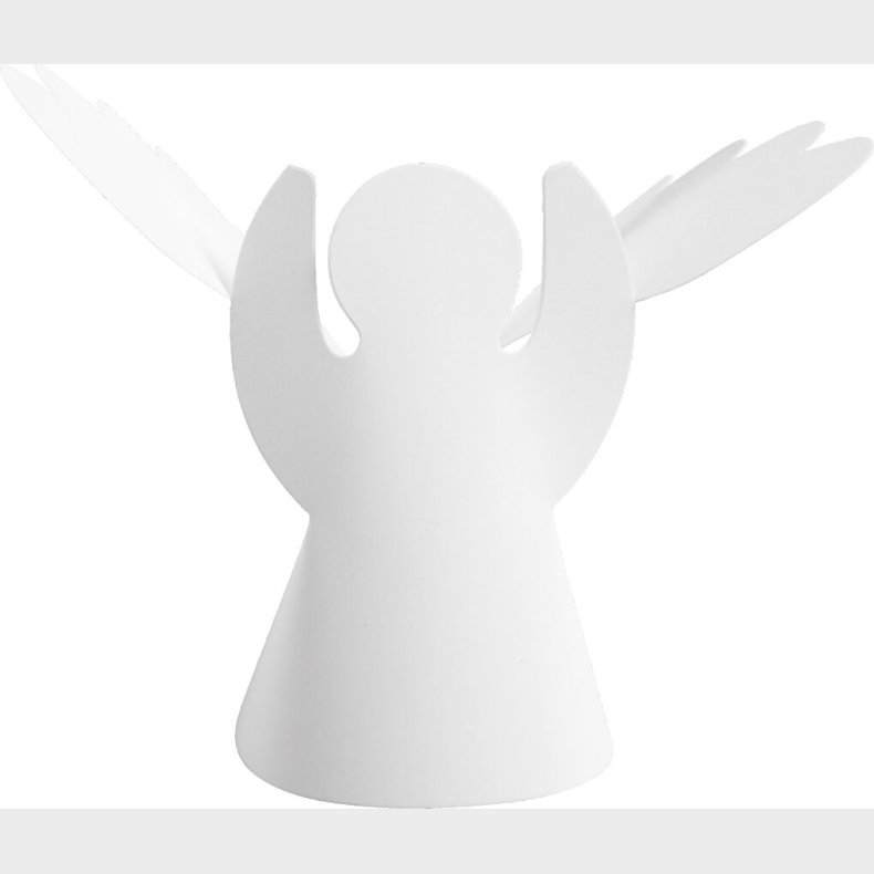 Engle - H 10,5 Cm -  7 Cm - 230 G - Hvid - 25 Stk.