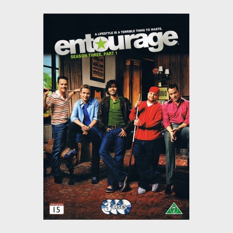 Entourage - Sson 3 - Del 1 - Hbo - DVD - Tv-serie
