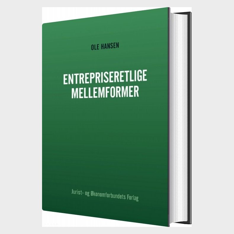 Entrepriseretlige Mellemformer - Ole Hansen - Bog
