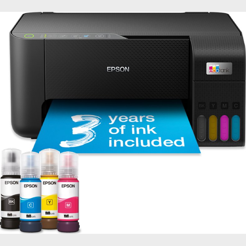 Epson - Ecotank Et-2860 A4 Multifunction Wi-fi Ink Tank Printer