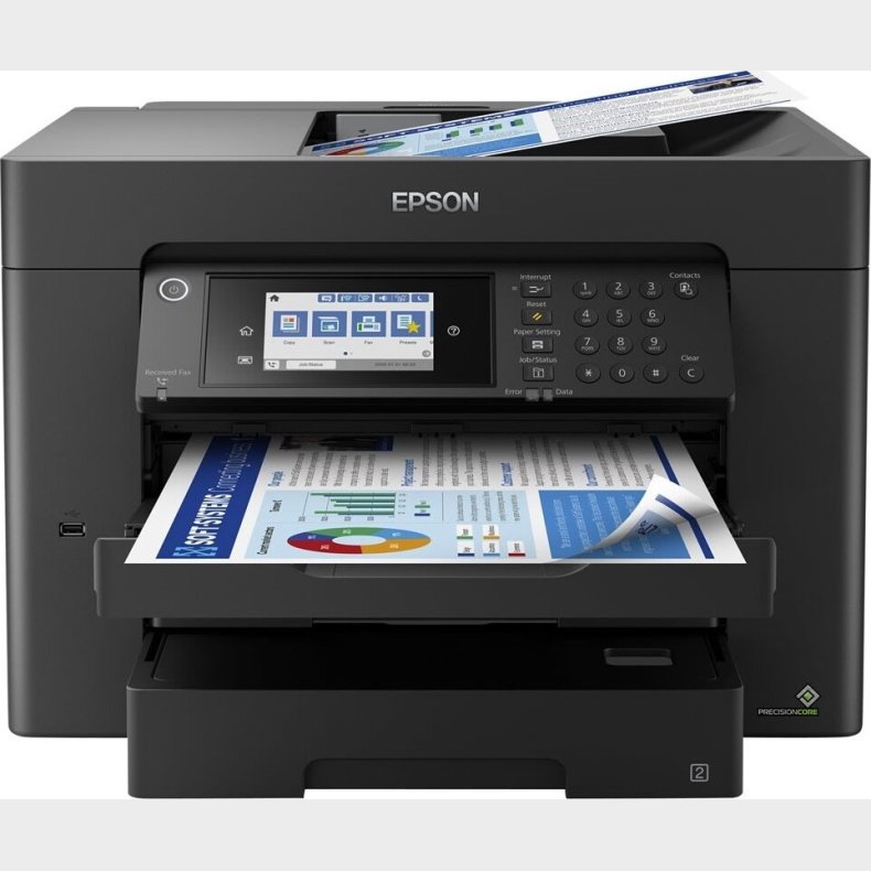 Epson Workforce Wf-7840dtwf - Printer Med Fax