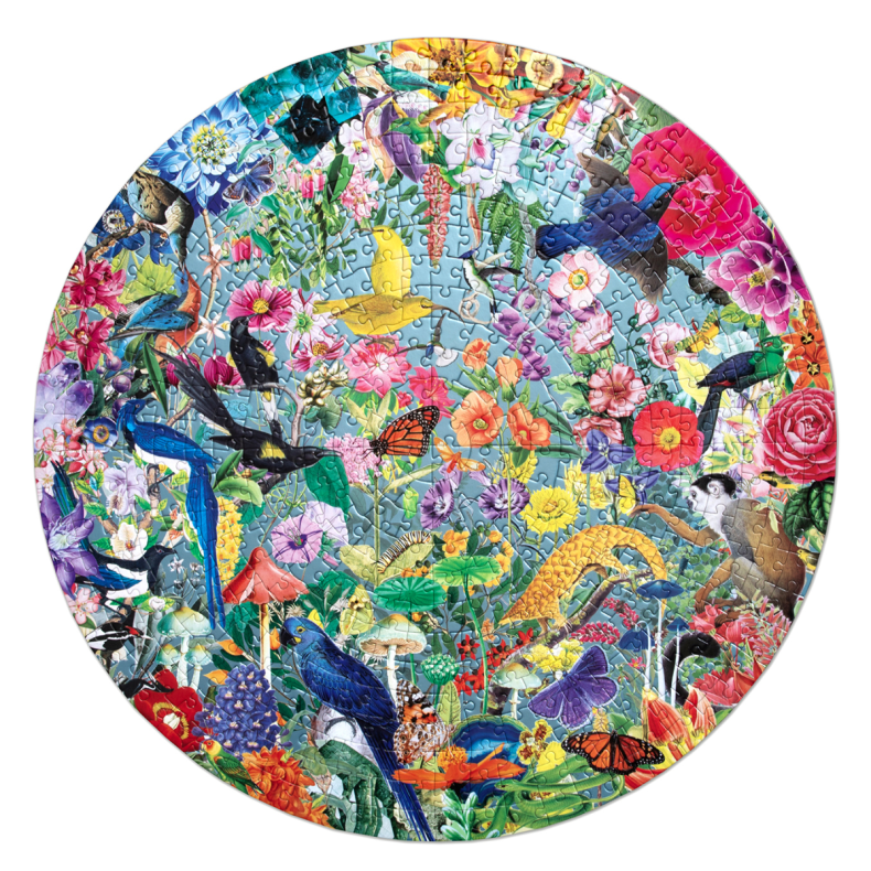 eeBoo | Puslespil med 500 brikker - Paradise Garden