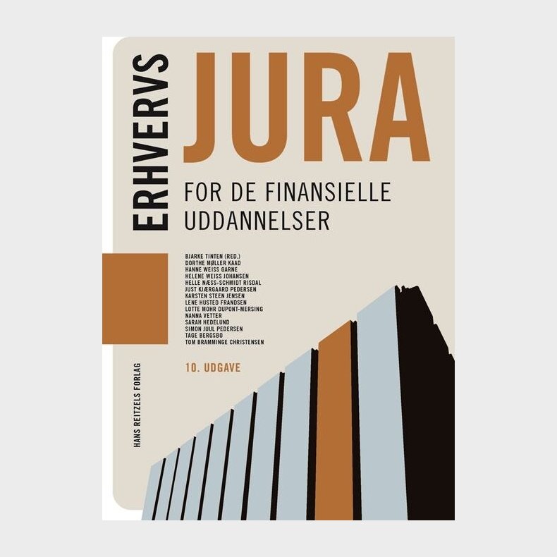 Erhvervsjura - For De Finansielle Uddannelser - Bjarke Tinten - Bog