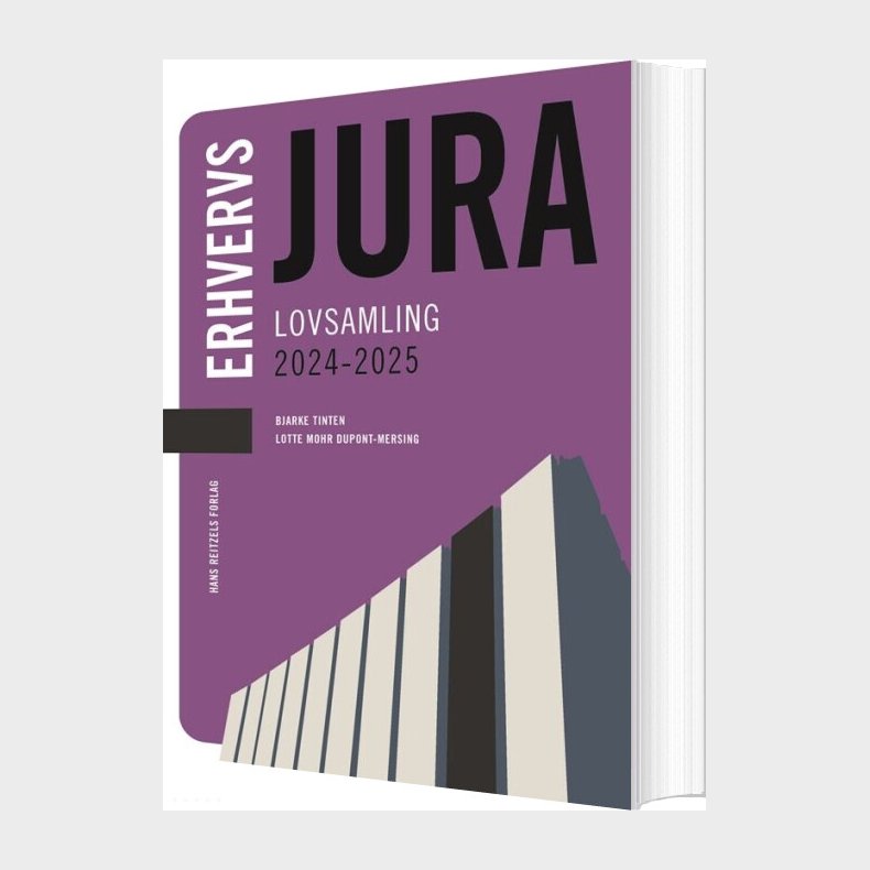 Erhvervsjura - Lovsamling - Bjarke Tinten - Bog