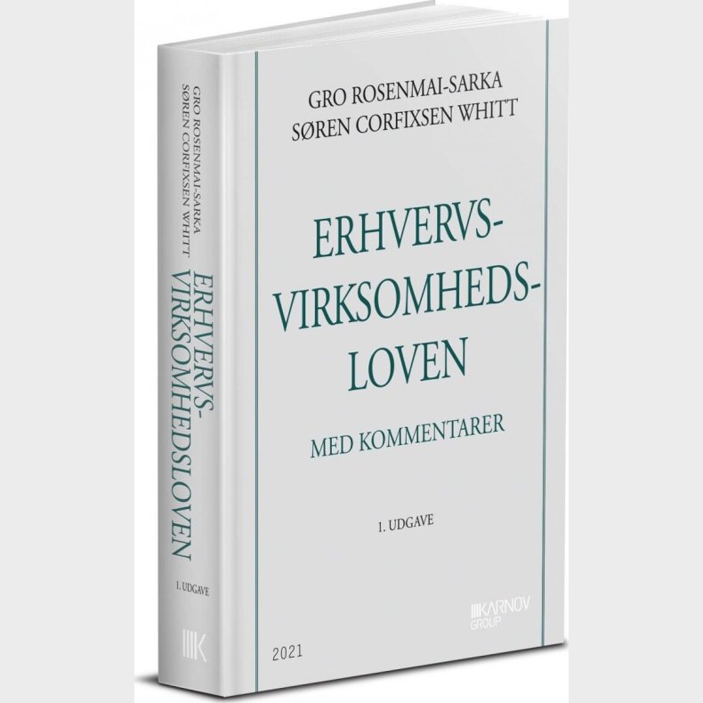 Erhvervsvirksomhedsloven Med Kommentarer - S�ren Corfixsen Whitt - Bog