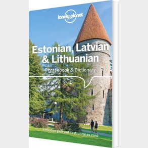 Estonian, Latvian & Lithuanian Phrasebook & Dictionary - Lonely Planet  - English book