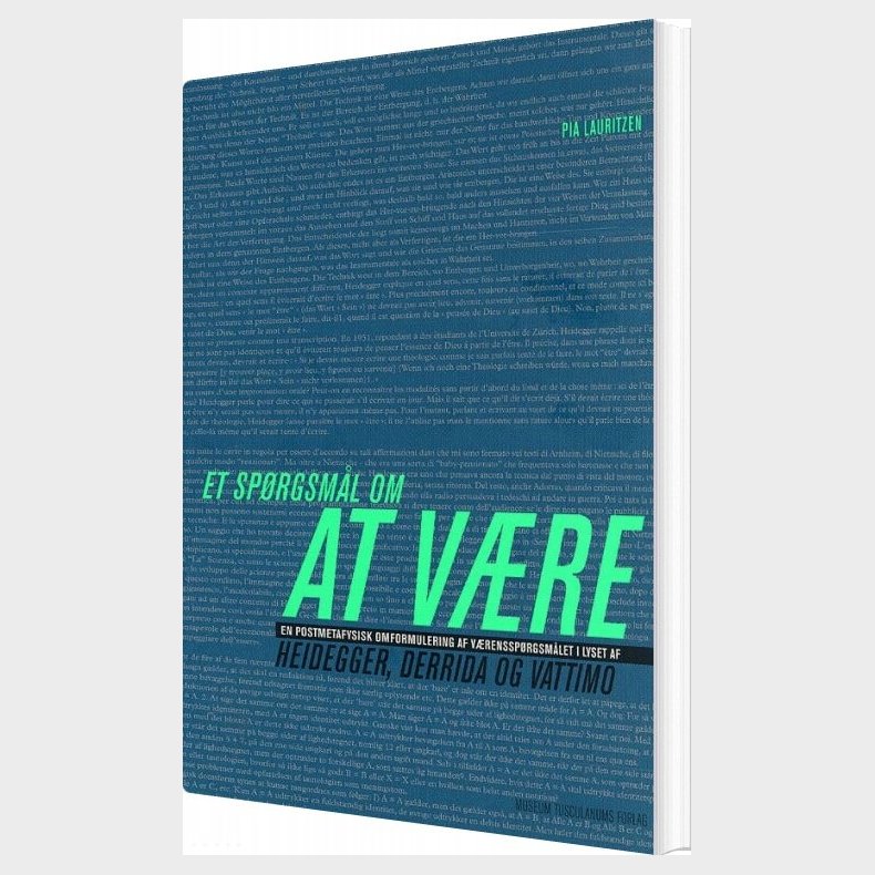 Et Sp�rgsm�l Om At V�re - Pia Lauritzen - Bog