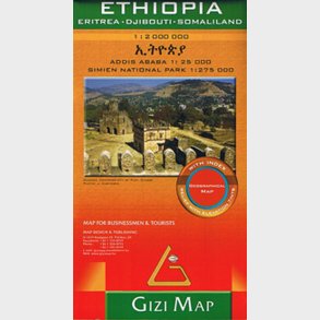 Gizi Map - Ethiopia, Eritrea, Djibouti, Somaliland - English book