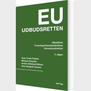 Eu Udbudsretten - Michael Steinicke - Bog
