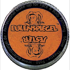 Eulenspiegel Ansigtsmaling - Orange Med Perleeffekt - 20 Ml