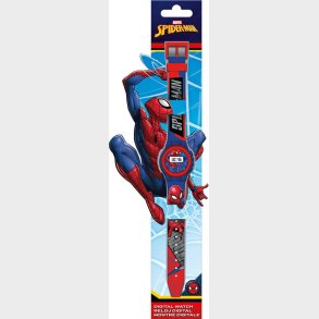 Spiderman - Armb�ndsur - Digitalt - Bl� R�d
